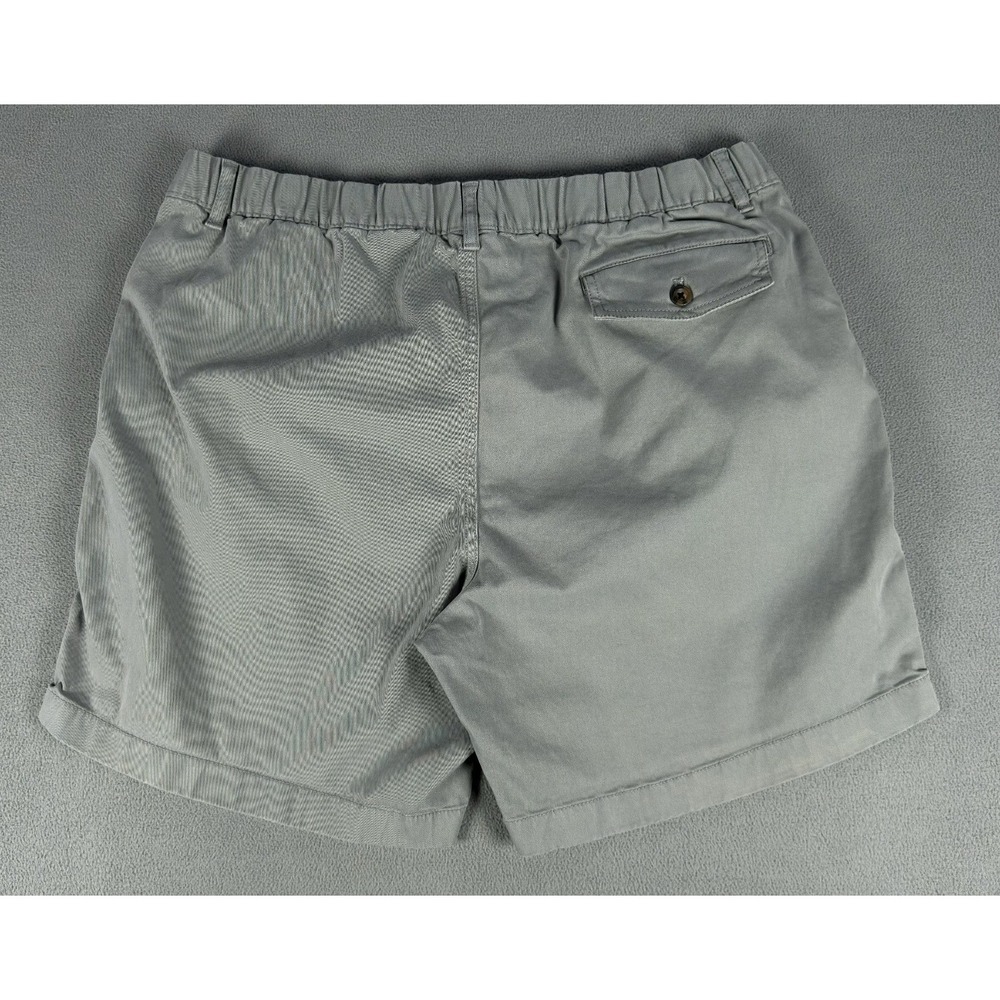 Bearbottom Shorts Mens 2XL Grey Stretch Chino Elastic Waist Minimalist Outdoor - Picture 2 of 6